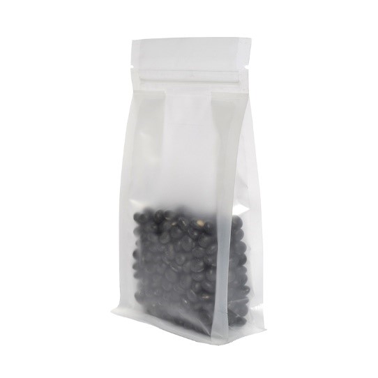 Frosted Transparent BOPP Laminated Flat Bottom Pouch Bag