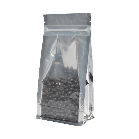 Transparent Aluminum Laminated Flat Bottom Pouch Bag