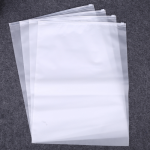 slider top zip bag