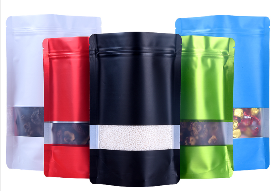 stand up pouch with window