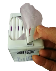 Resealable stiker flap